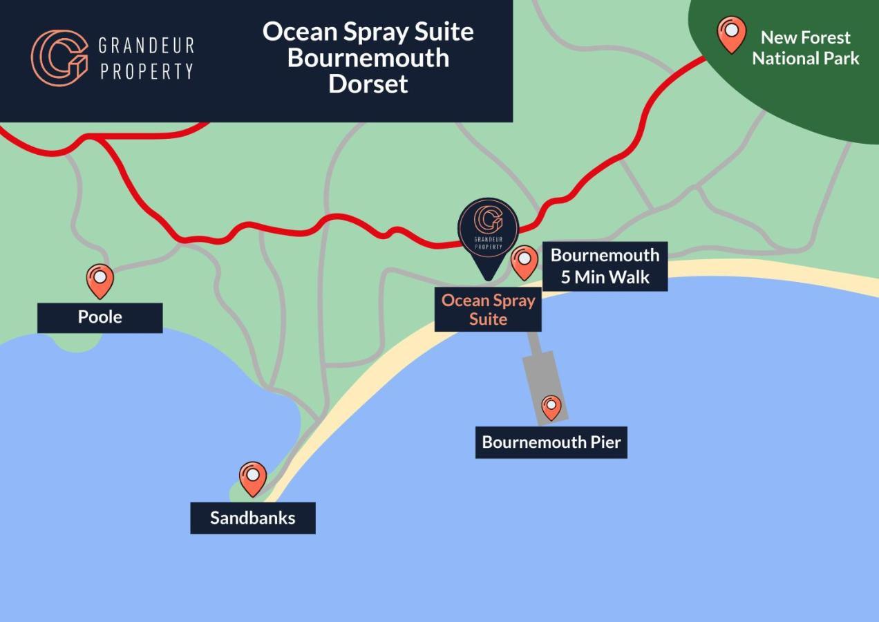Ocean Spray Suite By Grandeur Property Μπόρνμουθ Εξωτερικό φωτογραφία